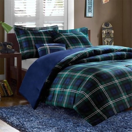 Mi Zone Mi Zone MZ10-099 Mi Zone Brody Comforter Set; Full & Queen - Blue MZ10-099